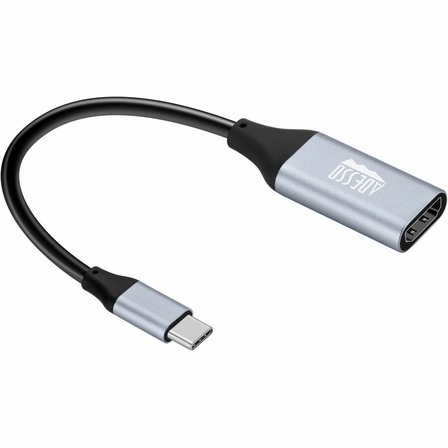 Adesso USB C To HDMI Adapter @4K/60Hz - 1 x HDMI Digital Audio/Video - Female - 1 x USB Type C - Male - 3840 x 2160 Supported