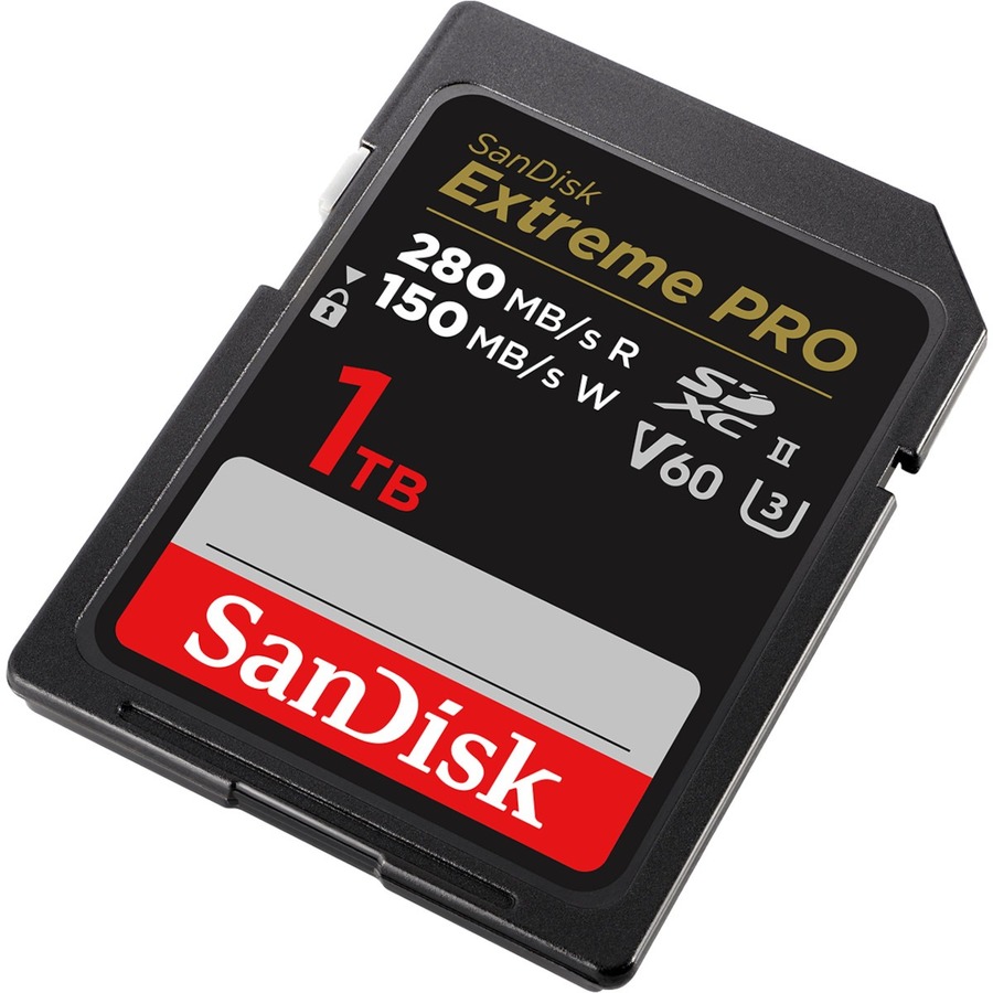 SANDISK EXTREME PRO, 1TB, UHS-II, V60 C10, U3,10, U3, R280/W150MB/S