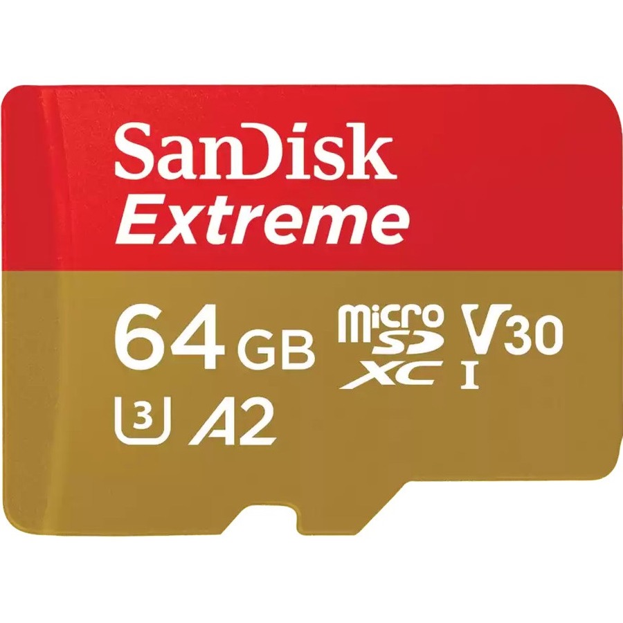 Sandisk - Retail Mobile Extreme Usd 170/80mb/S C10 Uhs U3 V30 A2 Rpd1 Card+adapter N/Jc