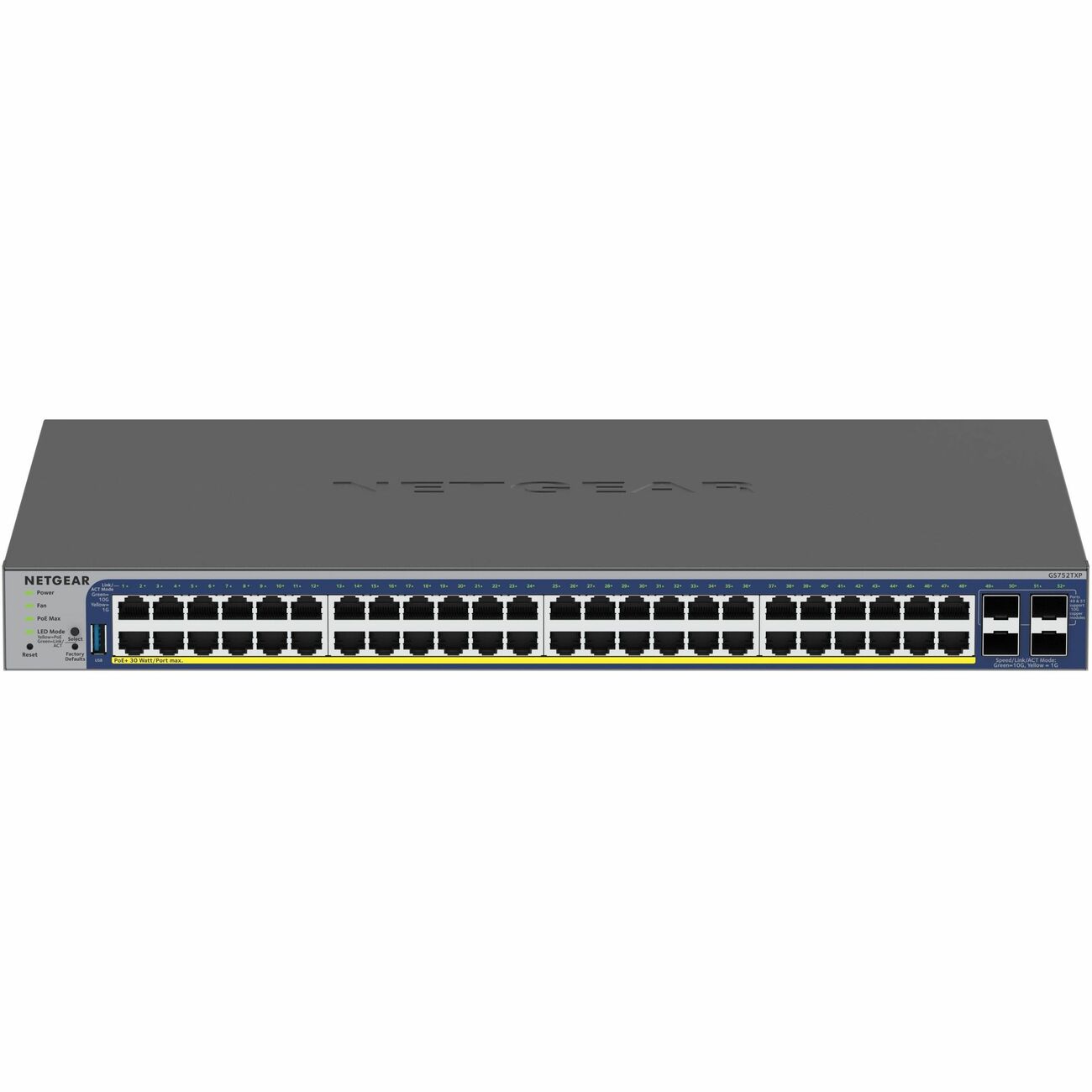 48P GE POE+ SMART SWTH W/10G SFP+