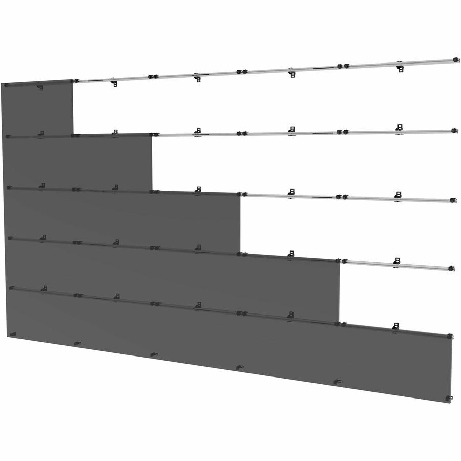 5X5 UNIVERSAL WALL MOUNT FOR LATCHING DVLED DISPLAYS UP TO 960MM WIDE