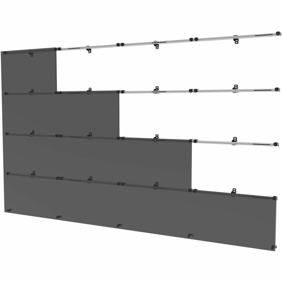 4X4 UNIVERSAL WALL MOUNT FOR LATCHING DVLED DISPLAYS UP TO 960MM WIDE