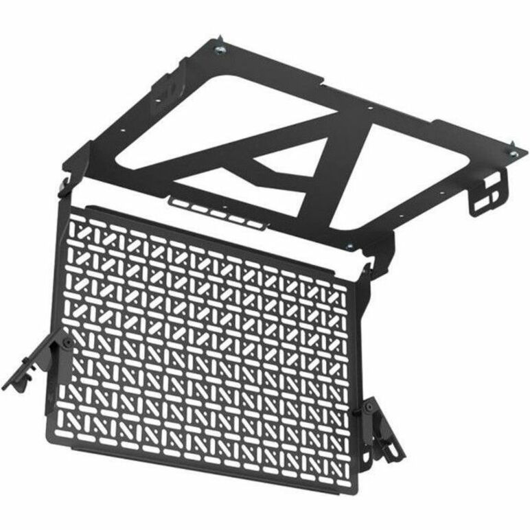 HINGED MEDIA STORAGE PANEL BLACK