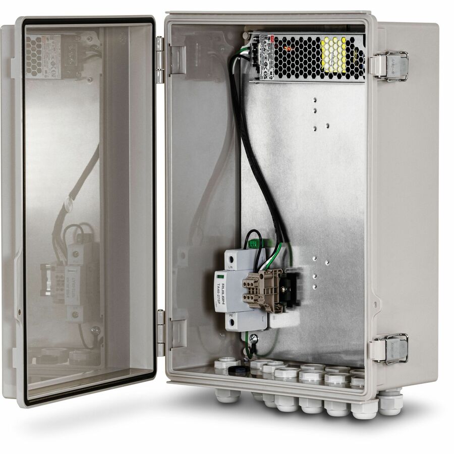 OUTDOOR IP68 WEATHERPROOF ENCLOSURE WITH POWER SUPPLY