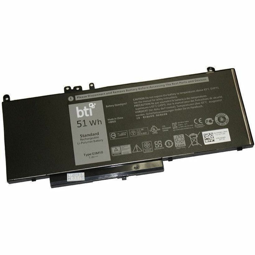 BTI 451-BBLK-BTI 4-CELL 7.4V LI-ION NOTEBOOK BATTERY FOR DELL LATITUDE E5450, E5