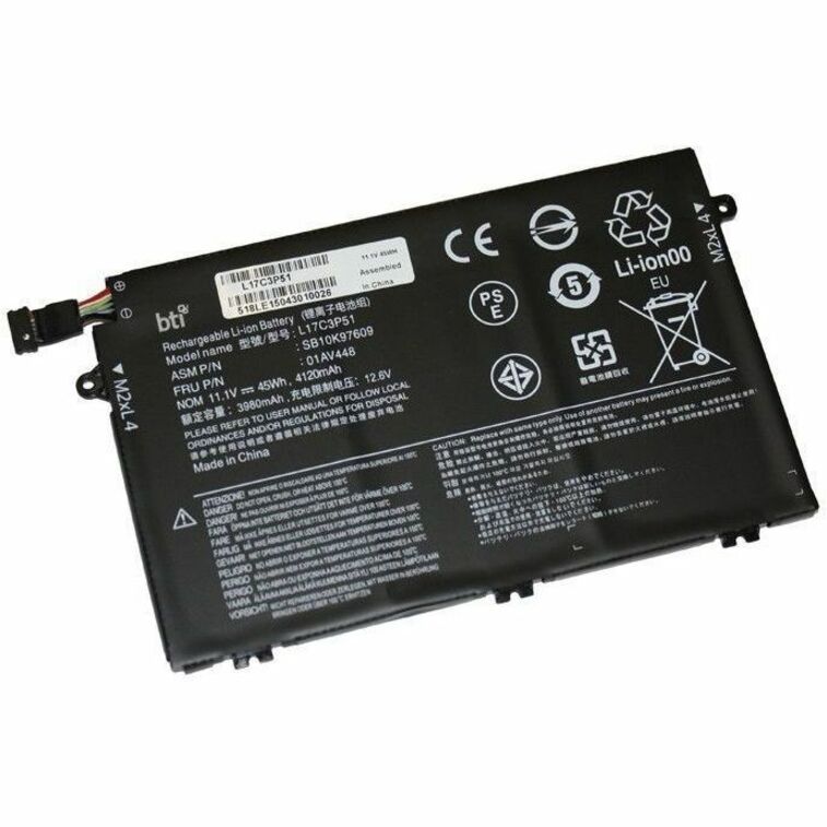 BTI 01AV446-BTI 3-CELL 11.1V LI-ION NOTEBOOK BATTERY FOR LENOVO THINKPAD E14, E1