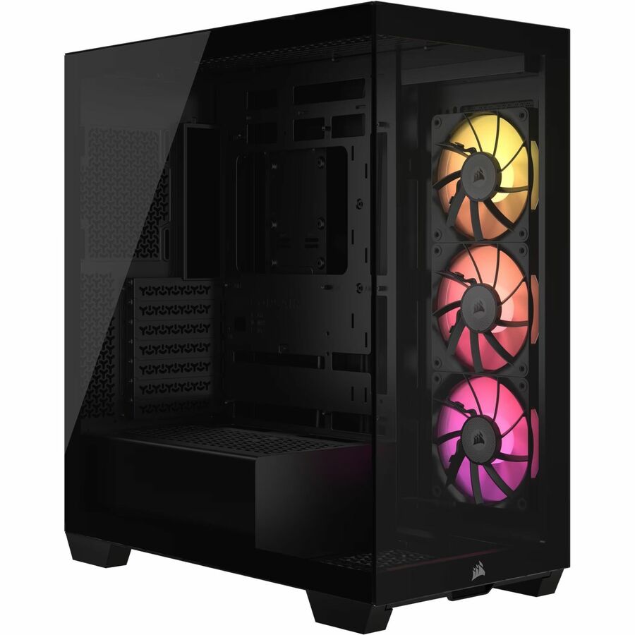 ICUE LINK 3500X RGB TEMPERED GLASS MID-TOWER, BLACK