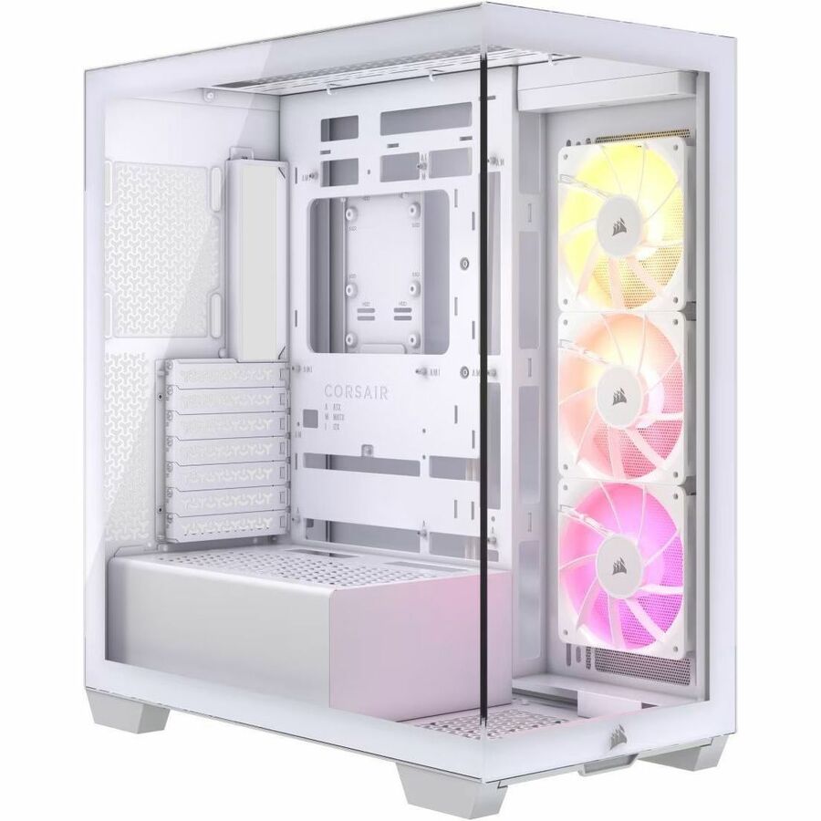 3500X RGB TEMPERED GLASS MID-TOWER, WHITE