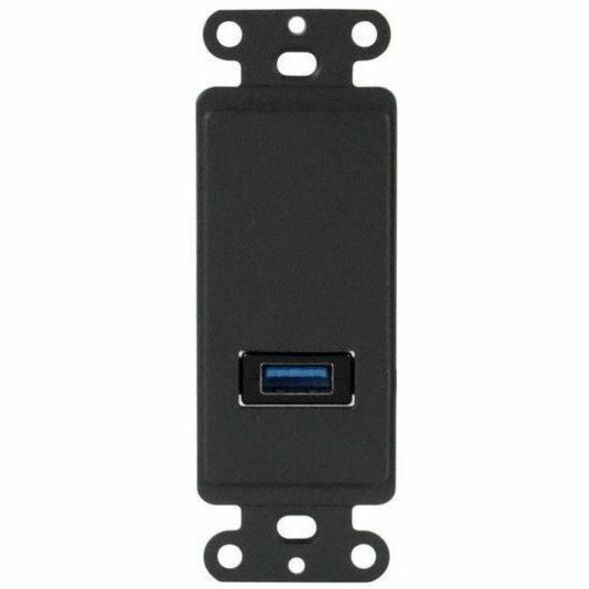 MOFO PASS-THRU PLATE, WALLPLATE SPACER & BUILD-OUT RING -- BLACK