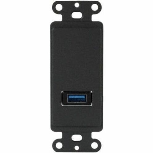 MOFO PASS-THRU PLATE, WALLPLATE (DECORA), SINGLE GANG COVERPLATE FOR MOFO PASS-T