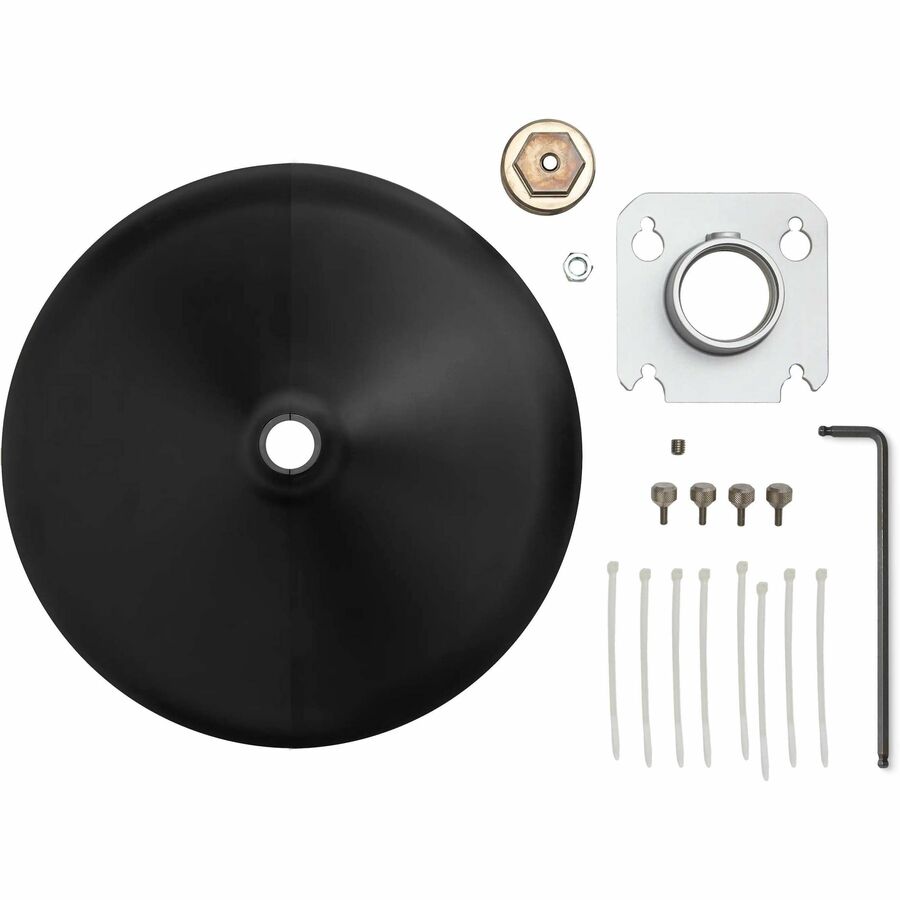 3/8 POLE MOUNT KIT, MXA901 ROUND, BLK