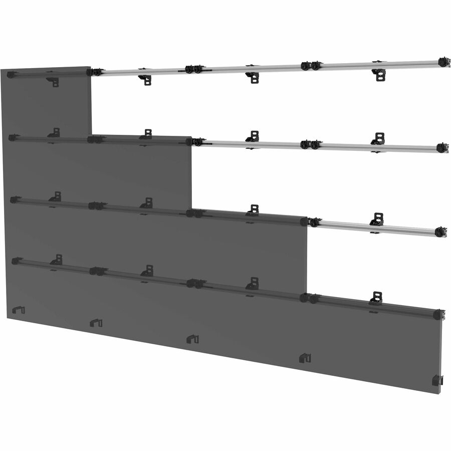 4X4 UNIVERSAL WALL MOUNT FOR LATCHING DVLED DISPLAYS UP TO 1220MM WIDE