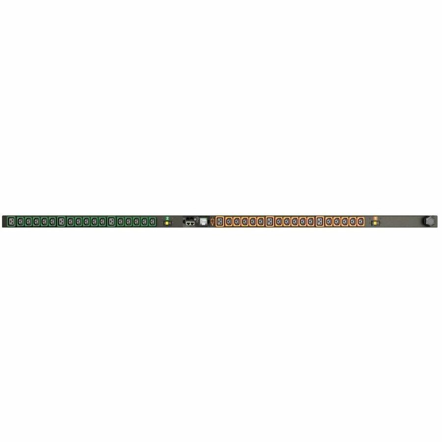 RPDU, MONITORED UNIT LEVEL EC, 30A, 208V, 4.9KW, VERTICAL, (30) LOCKING IEC C13,