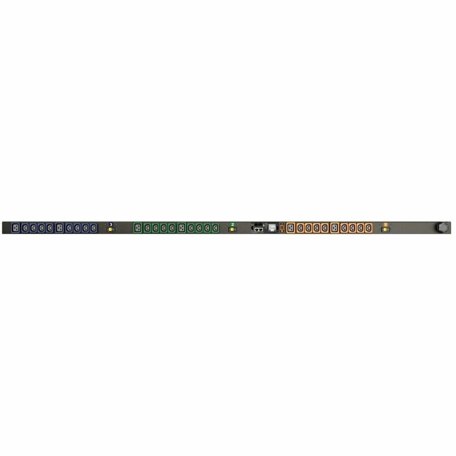 RPDU, MONITORED UNIT LEVEL EC, 30A, 120/208V WYE, 8.6KW, VERTICAL, (24) LOCKING