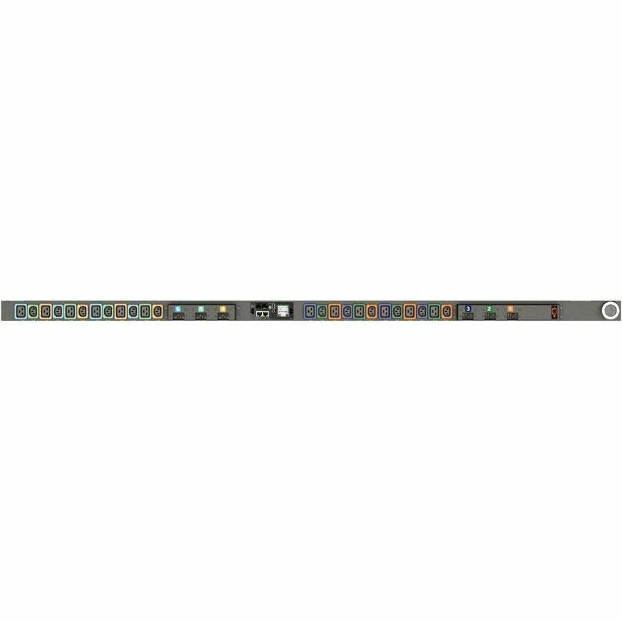 RPDU, SWITCHED UNIT LEVEL MONITORING EC, 60A, 208V DELTA, 17.2KW, VERTICAL, (12)