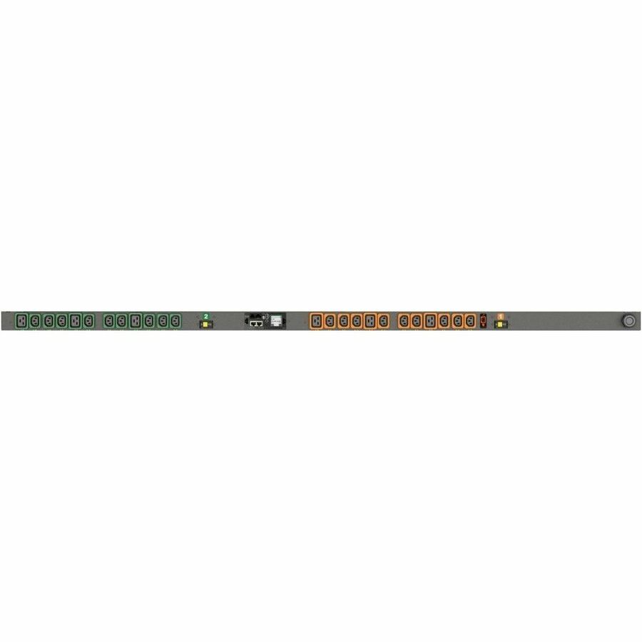 RPDU, SWITCHED UNIT LEVEL MONITORING EC, 30A, 208V, 4.9KW, VERTICAL, (18) LOCKIN