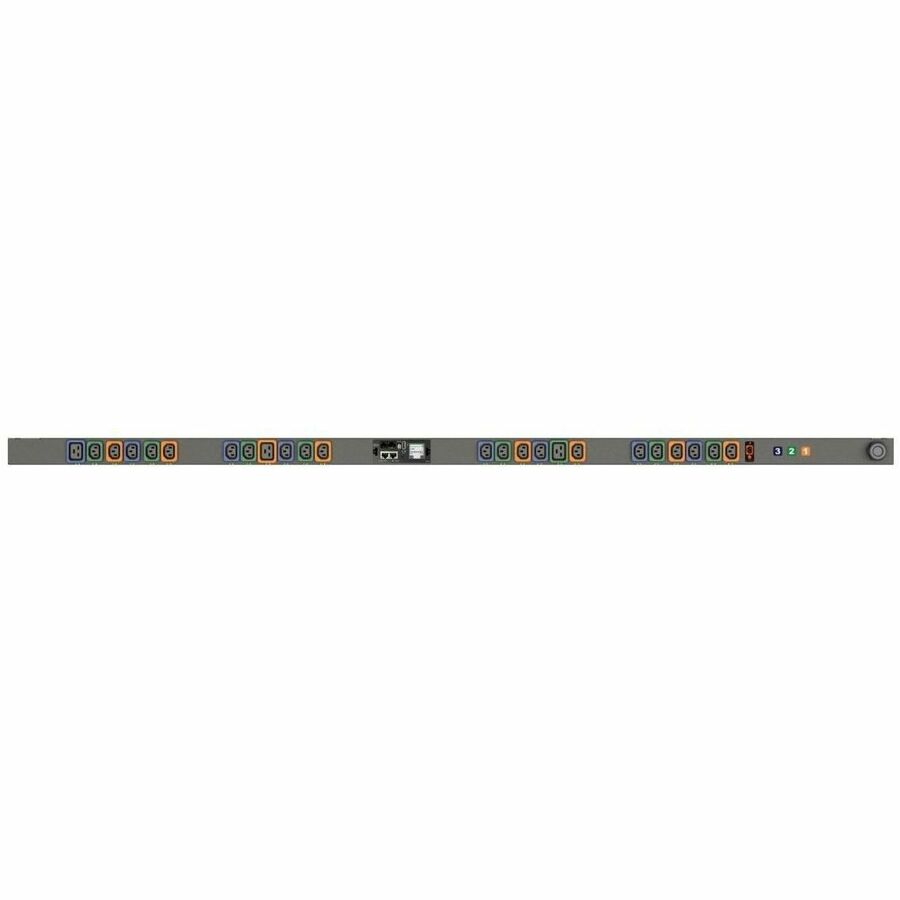 RPDU, MONITORED OUTLET LEVEL EC, 20A, 120/208V WYE, 5.7KW, VERTICAL, (21) LOCKIN