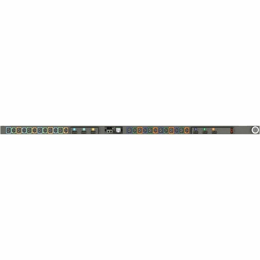 RPDU, SWITCHED OUTLET LEVEL MONITORING EC, 50A, 208V DELTA, 14.4KW, VERTICAL, (1