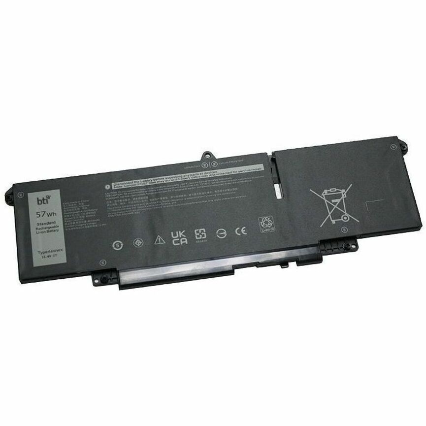 BTI 66DWX-BTI 3-CELL 11.4V LI-ION NOTEBOOK BATTERY FOR DELL LATITUDE 7340, 7440,