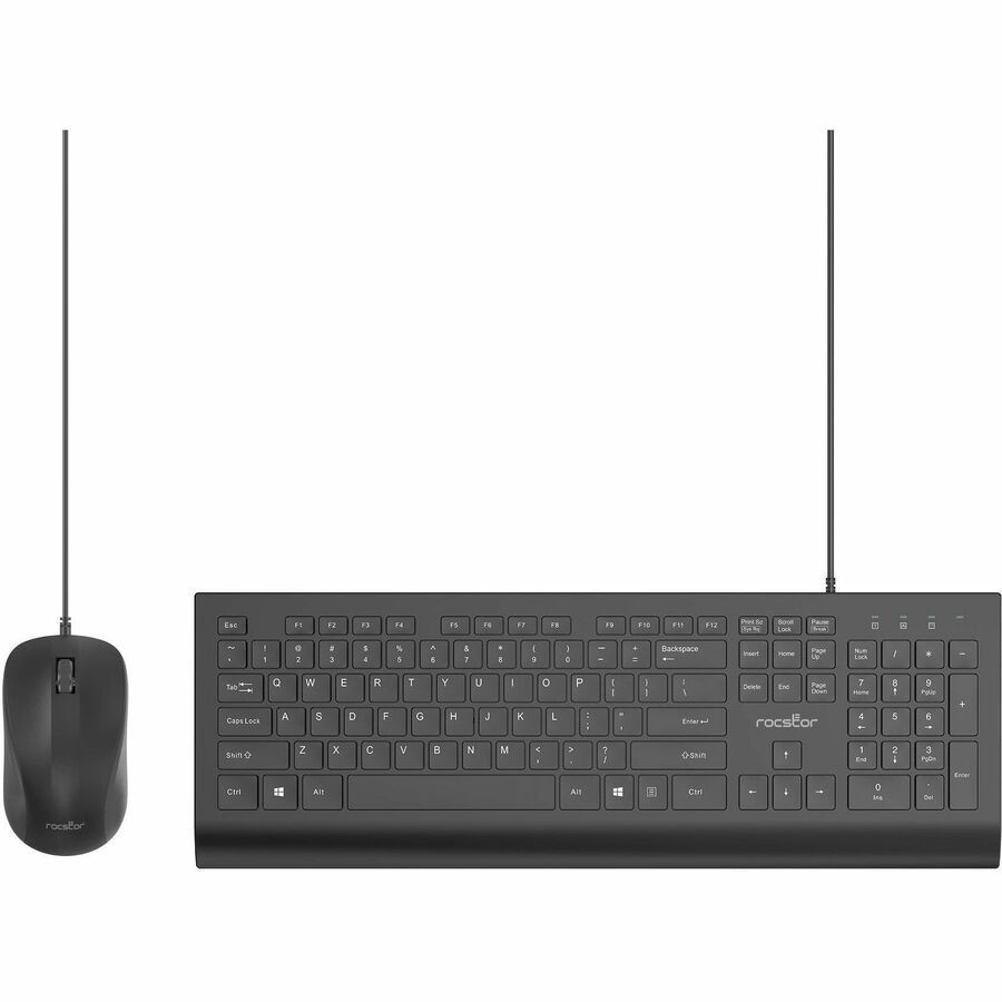 PREMIUM CK1 WIRED KEYBOARD MOUSE COMBO- 104 KEY FUNCTION - USB WIRED CONTOURED M
