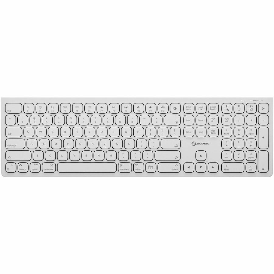 ECHELON USB-C RECHARGEABLE BLUETOOTH FULL SIZE KEYBOARD FOR MAC (WHITE), US
