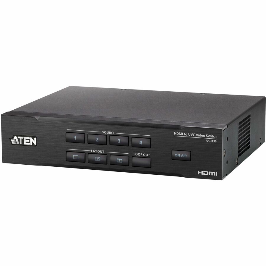 CAMLIVE PRO 4K 4-INPUT HDMI TO USB VIDEO SWITCHER