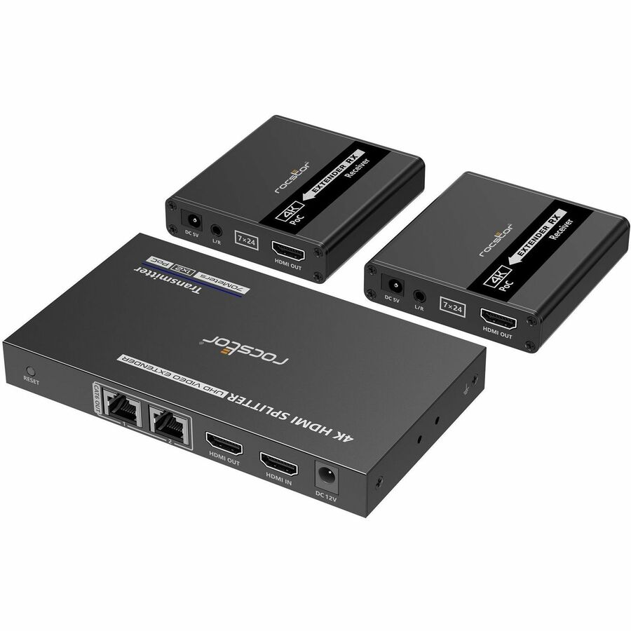 TRUEREACH 4K/1080P 1X2 HDMI SPLITTER WITH POWER OVER CABLE POC - 4K 30HZ HDR 131