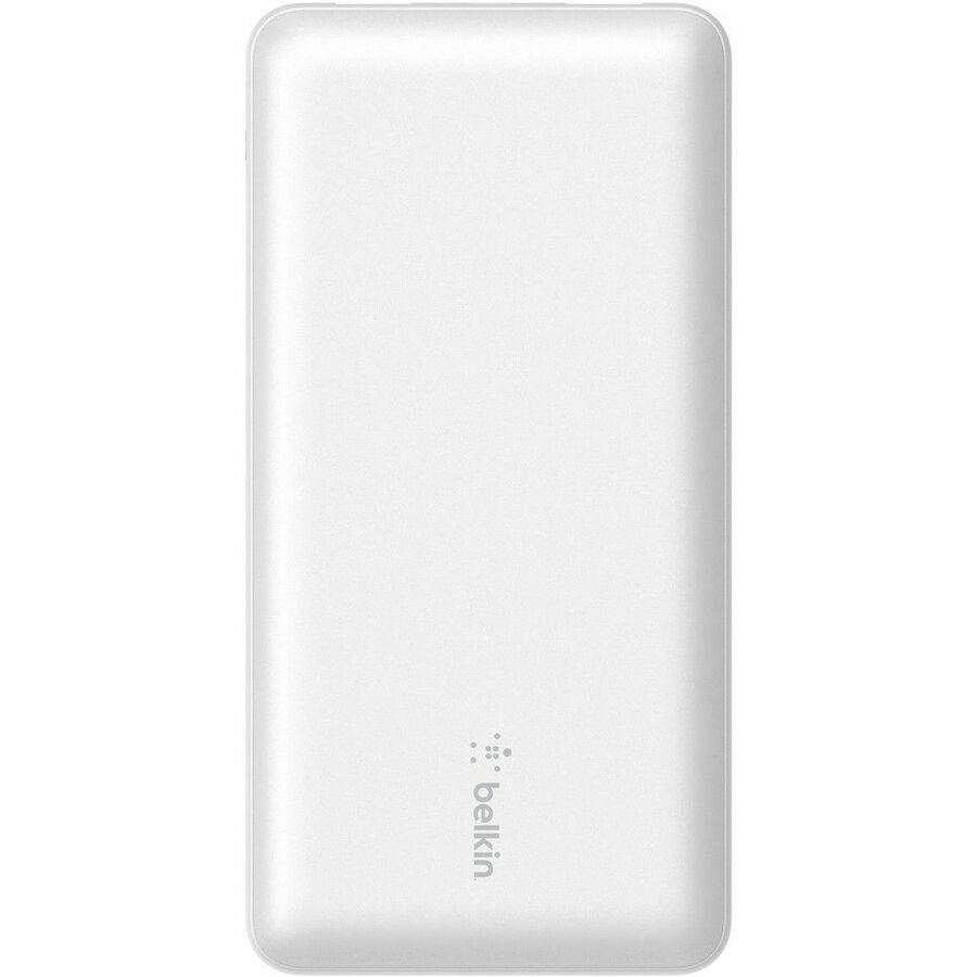 20K POWER BANK, USB-A & C 15W, WHITE