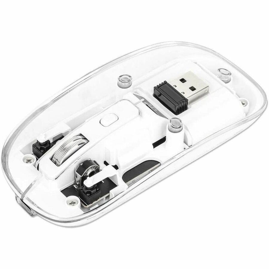 TRANSPARENT RECHARGEABLE WIRELESS USB MOUSE