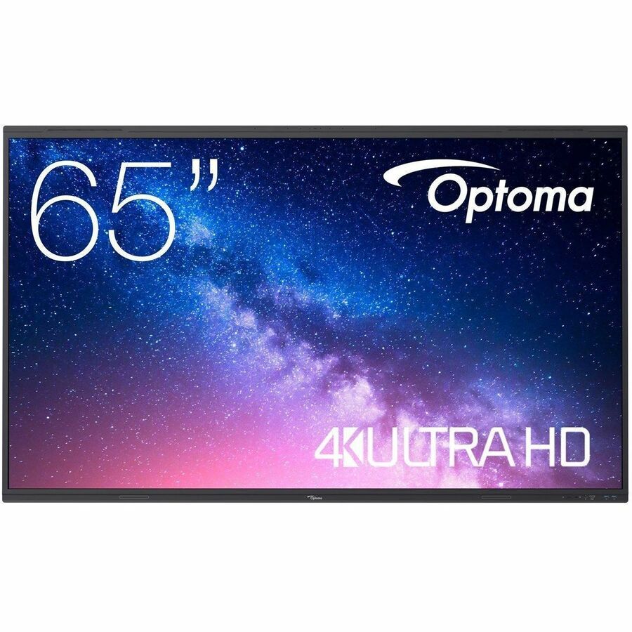 OPTOMA 65 INTERACTIVE 4K UHD FLAT PANEL. COLLABORATIVE WHITEBOARD W/ GOOGLE CLASSROOM INTEGRATION, GOOGLE EDLA CERTIFICATION INTEGRATION WITH GOOGLE
