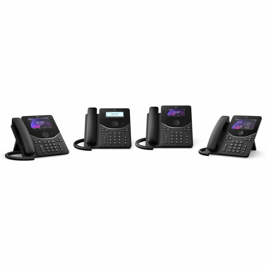 CISCO DESK PHONE 9851, NO-NFC, TAA, CARBON BLACK