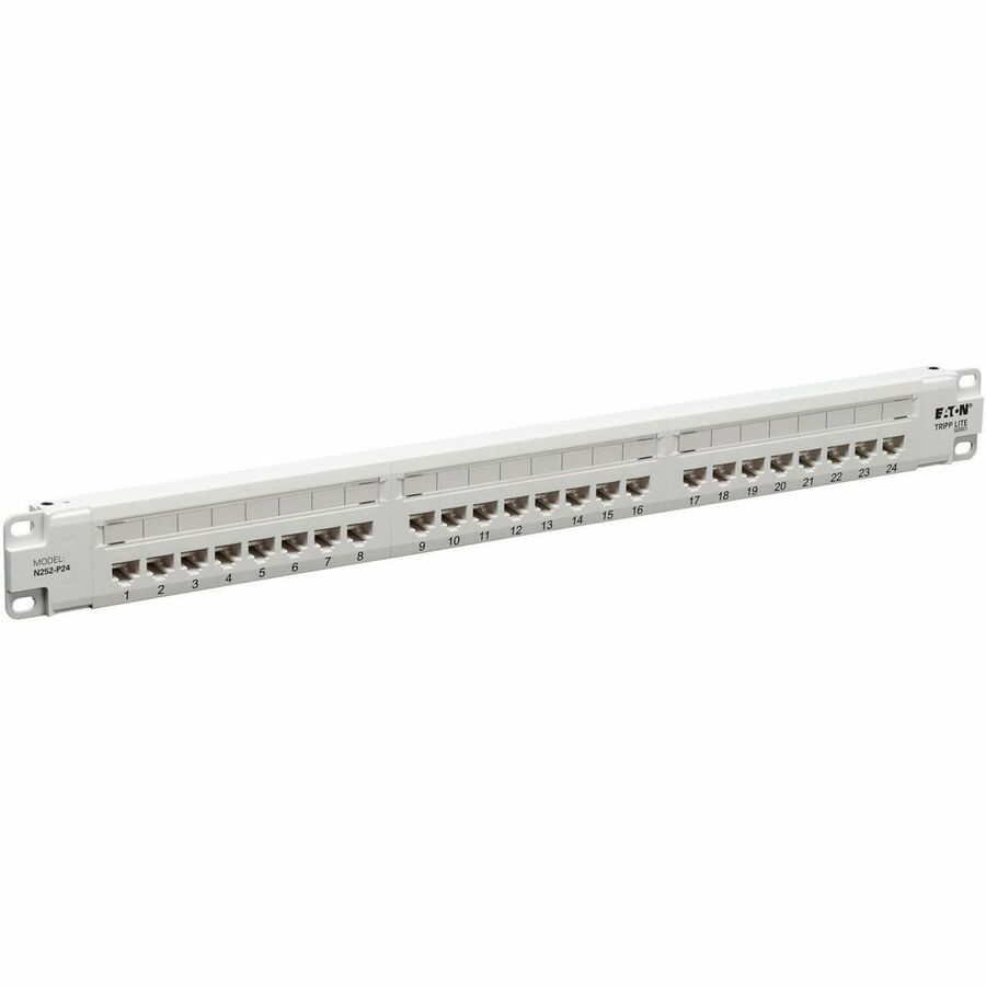 EATON TRIPP LITE SERIES 24-PORT CAT6 PATCH PANEL - 4PPOE COMPLIANT, 110/KRONE, 5