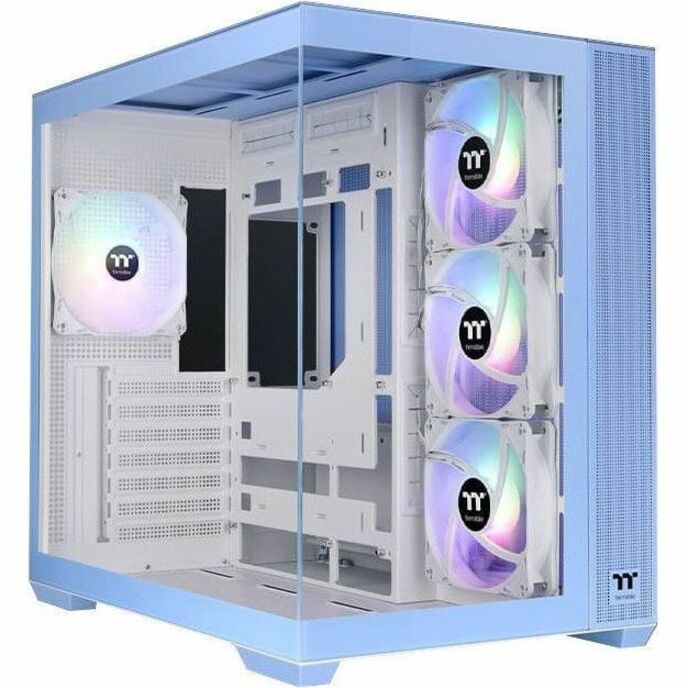 THERMALTAKE VIEW 380 TG ARGB MID TOWER CHASSIS - HYDRANGEA BLUE