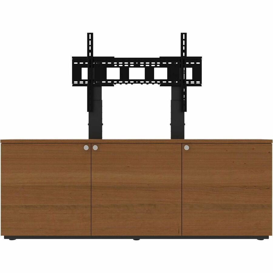 3BAY LOW PROFILE AV CABINET INC SINGLE 45-98IN DISPLAY MOUNT, 12RU SLIDING, ROTA