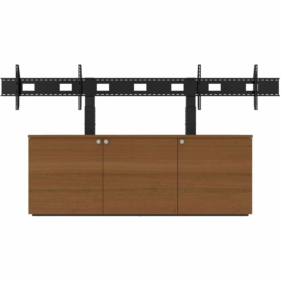 3BAY LOW PROFILE AV CABINET INC VMPU-100L-120 DUAL DISPLAY MOUNT, 12RU SLIDING,