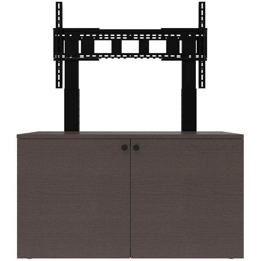 2-BAY AV CABINET INCLUDES SINGLE 45-98IN DISPLAY MOUNT, 12RU SLIDING, ROTATING R