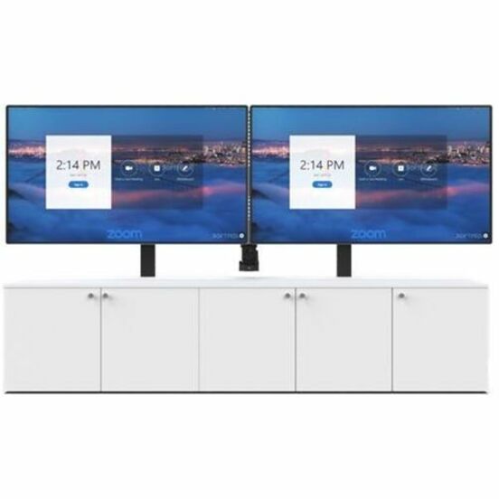 5-BAY AV CABINET INCLUDES DUAL 45-82IN DISPLAY MOUNT, 12RU SLIDING, ROTATING RAC
