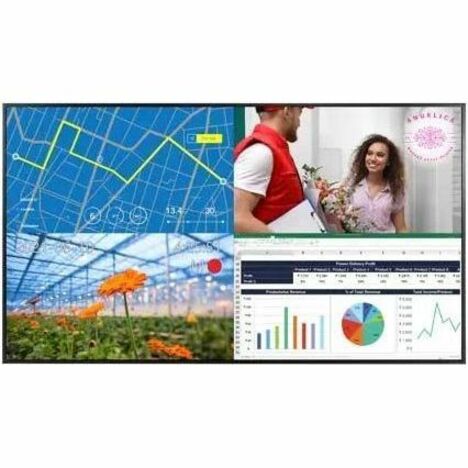 PLANAR URP49-T 49IN TOUCHSCREEN DISPLAY, UHD, E-LED BACKLIGHT, 450 NIT, 24X7, MU