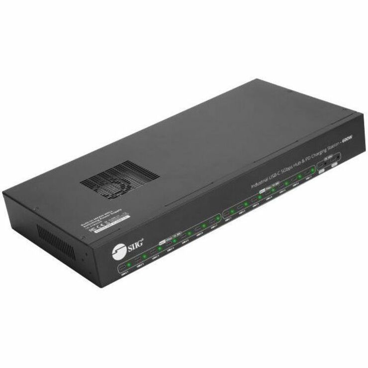 SIIG INDUSTRIAL USBC 5 GBPS HUB & CHARGE 100 W 16-PORT (ID-US0B11-S2)