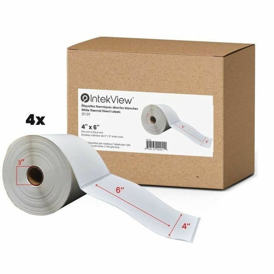 4x6'' Direct Thermal Labels