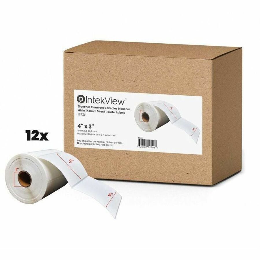 4x3'' Direct Thermal Labels