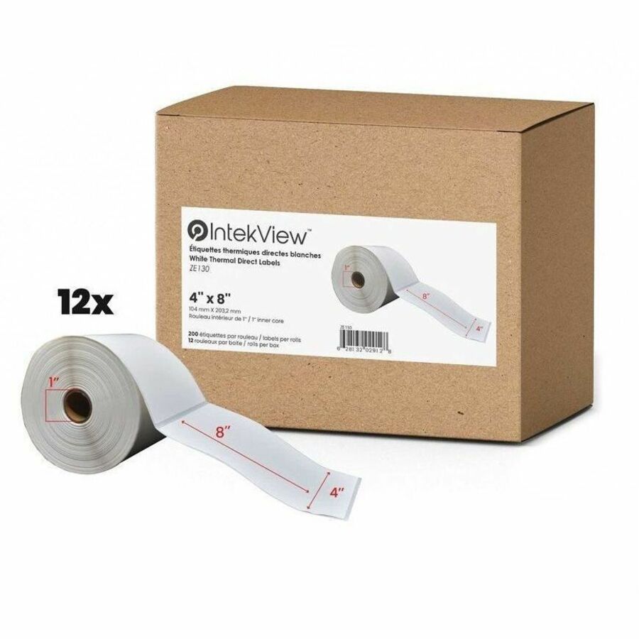 4x8'' Direct Thermal Labels