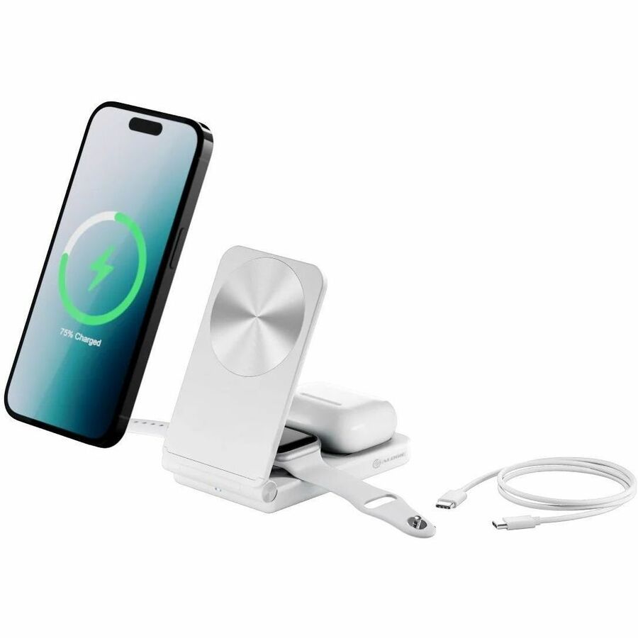 ALOGIC YOGA 3 IN 1 WIRELESS CHARGING STAND - WHITE
