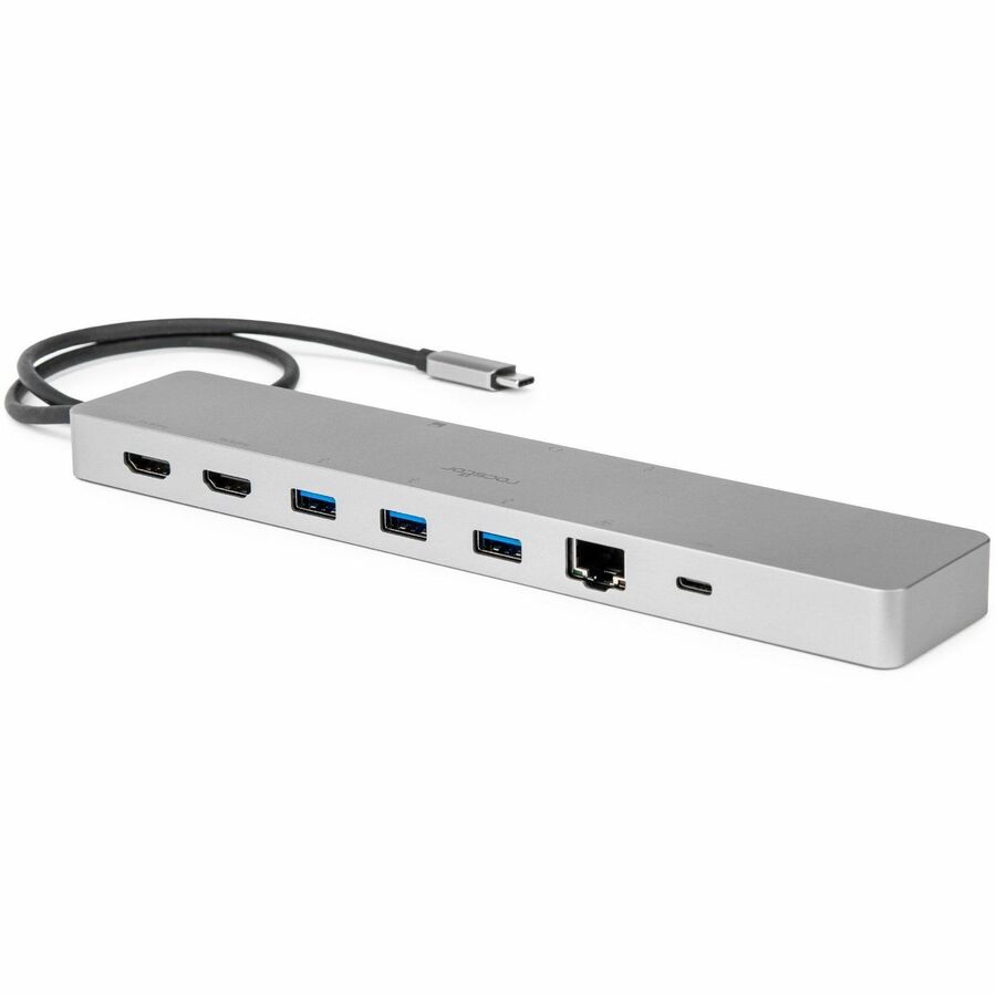 PREMIUM USB-C DUAL DISPLAY PORTABLE DOCK MULTIPORT - 1X 8K@30HZ, 1X 4K@60HZ - 1X
