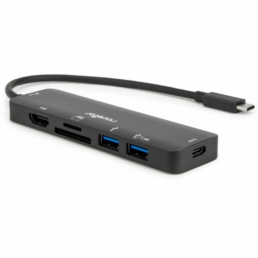 PREMIUM USB TYPE-C 6-IN-1 4K MULTIPORT ADAPTER WITH DP 1.4 ALT MODE - USB C TO 1