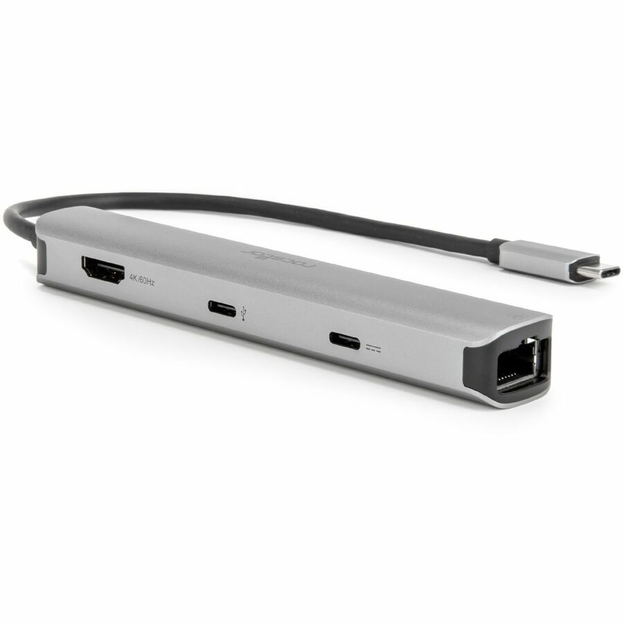 SLIM USB TYPE-C 6-IN-1 4K MULTIPORT ADAPTER WITH DP 1.4 ALT MODE - USB C TO HDMI