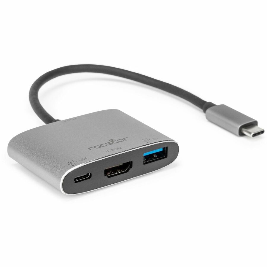 PREMIUM USB-C 3-IN-1 MULTIPORT ADAPTER WITH DP 1.4 ALT MODE - TYPE-C TO HDMI 4K@