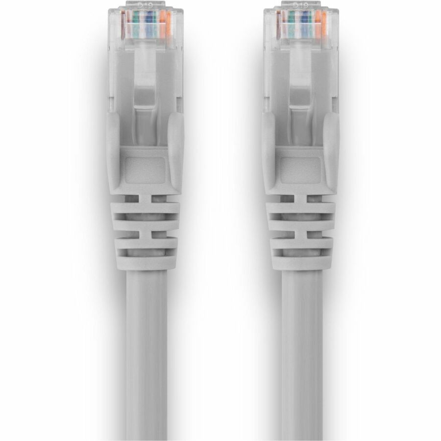 Rocstor Y10C821-GY 5 ft Cat6 Snagless Ethernet Cable | Grey, Patch