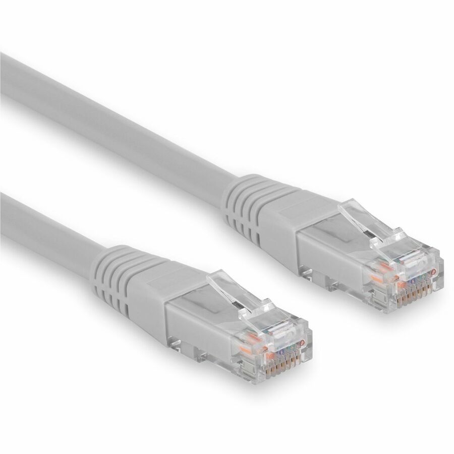 Rocstor Y10C806-GY 5 ft Cat6 Ethernet Cable, Molded | Grey, RJ45