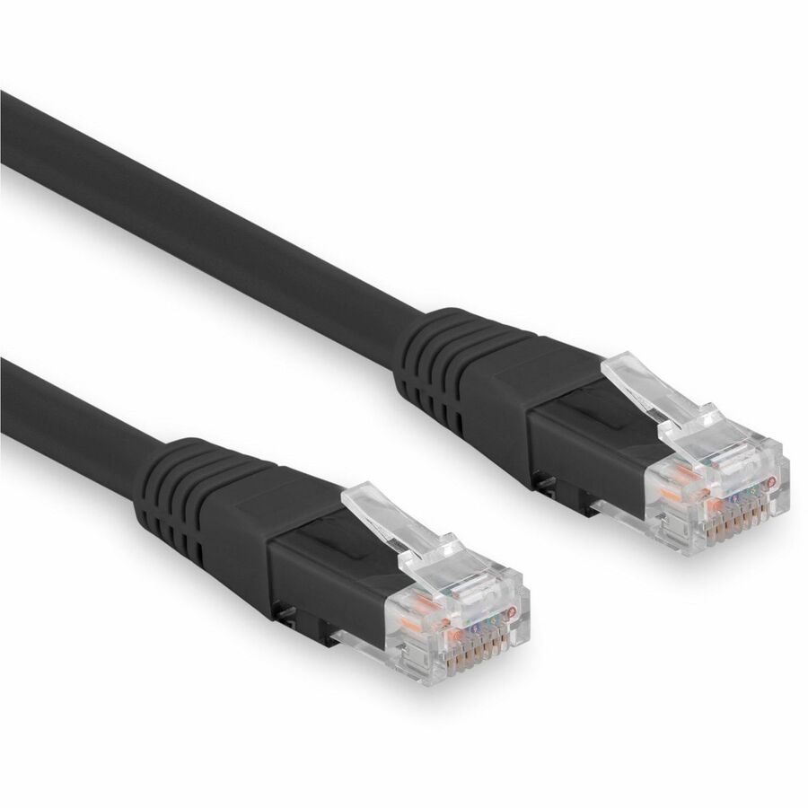 Rocstor 5 ft Cat6 Ethernet Cable, Molded, Black | Ethernet Cable